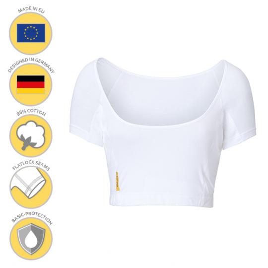 Femme-U-bustier-shirt MANJANA® avec protection anti-auréoles integrée 